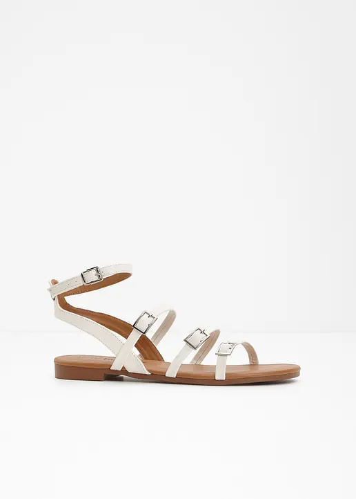Sandale in weiß - bonprix