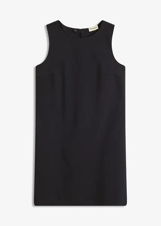 A-Linien Kleid in schwarz von vorne - bonprix