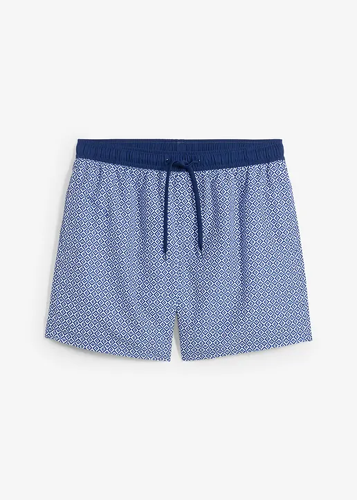 Badeshorts Herren in blau von vorne - bonprix