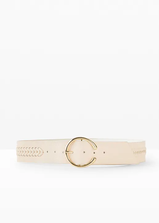 Taillengürtel in beige von vorne - bonprix