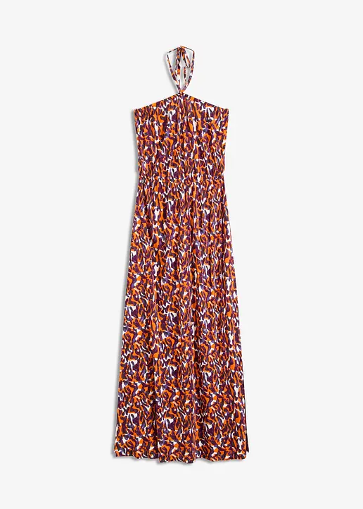 Strandkleid aus fließender Viskose in lila von vorne - bonprix
