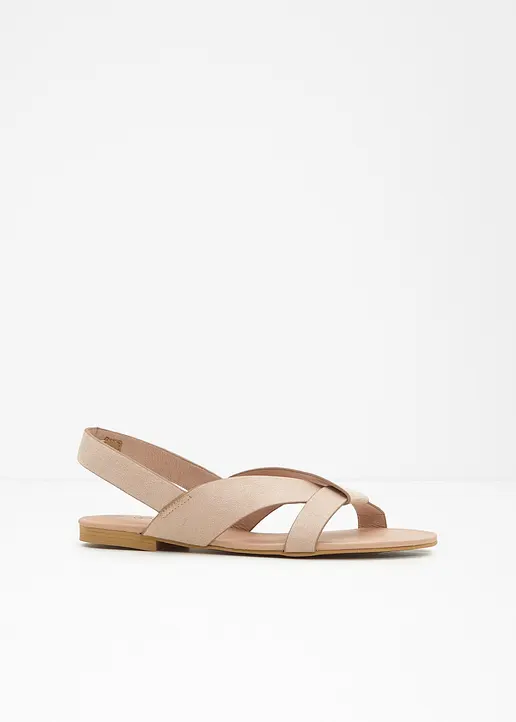Sandale in beige - bonprix