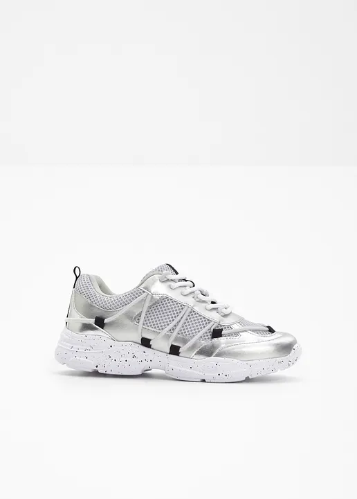 Chunky Sneaker in grau - bonprix