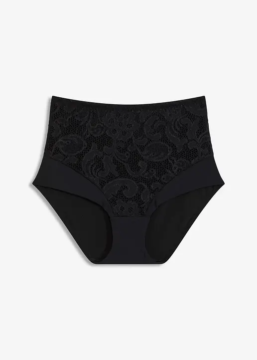 Light Shape Slip aus softem Modal in schwarz von vorne - bonprix
