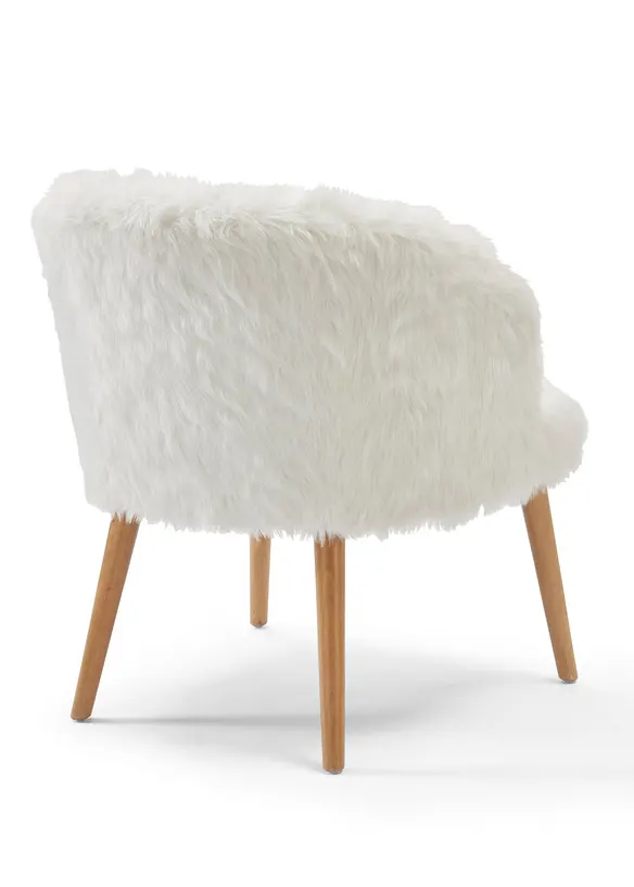 Sessel in weiß von hinten - bonprix