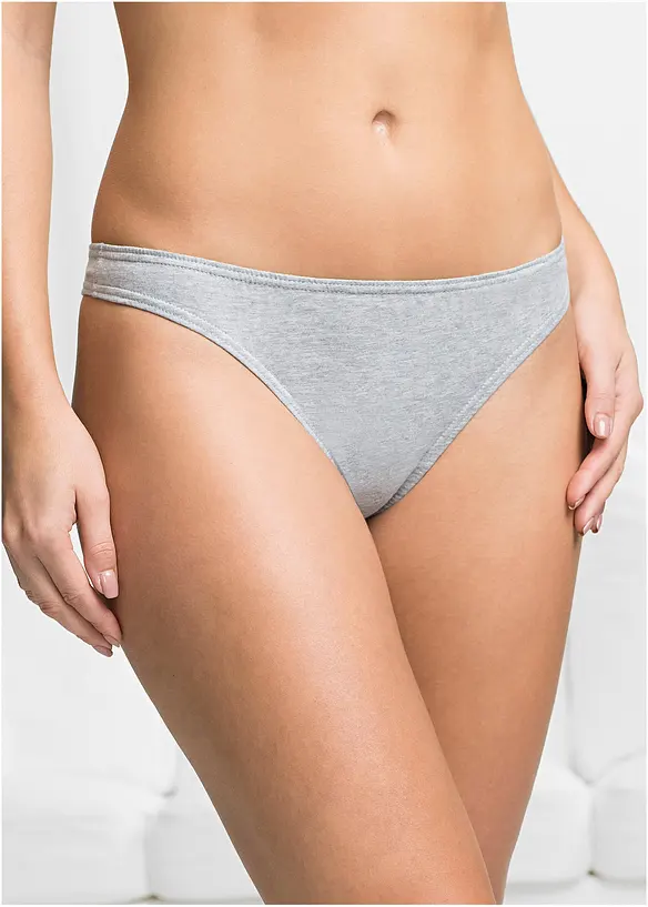 String (10er Pack) in grau von vorne - bonprix