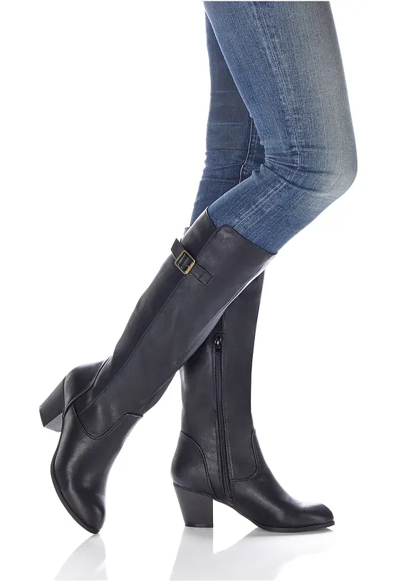 Stiefel in schwarz - bonprix