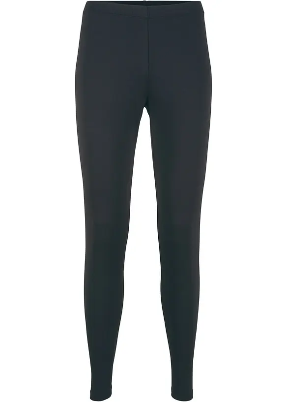 Thermo-Leggings in schwarz von vorne - bonprix