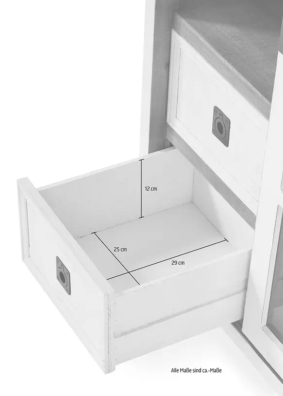 Schrank in weiß (Detailaufnahme) - bonprix