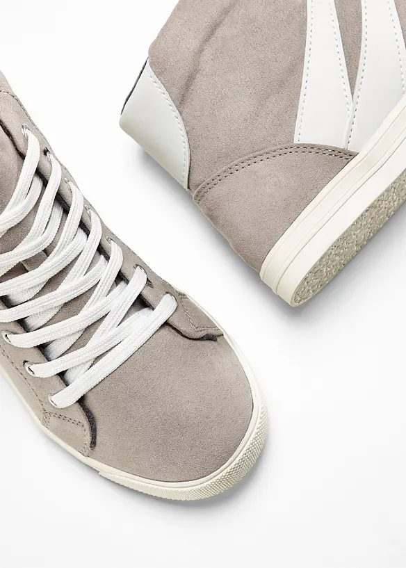 High top Sneaker in grau (Detailaufnahme) - bonprix