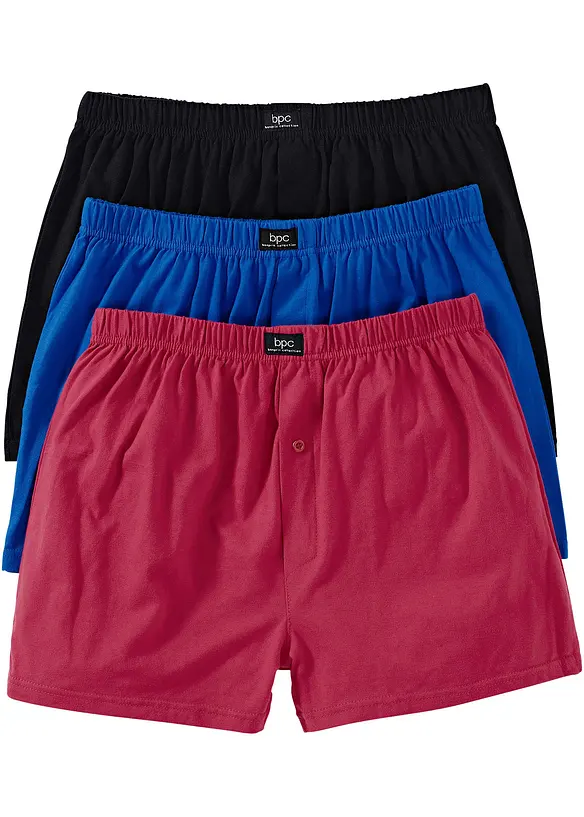 bonprix Lockere Jersey Boxershorts (3er Pack)