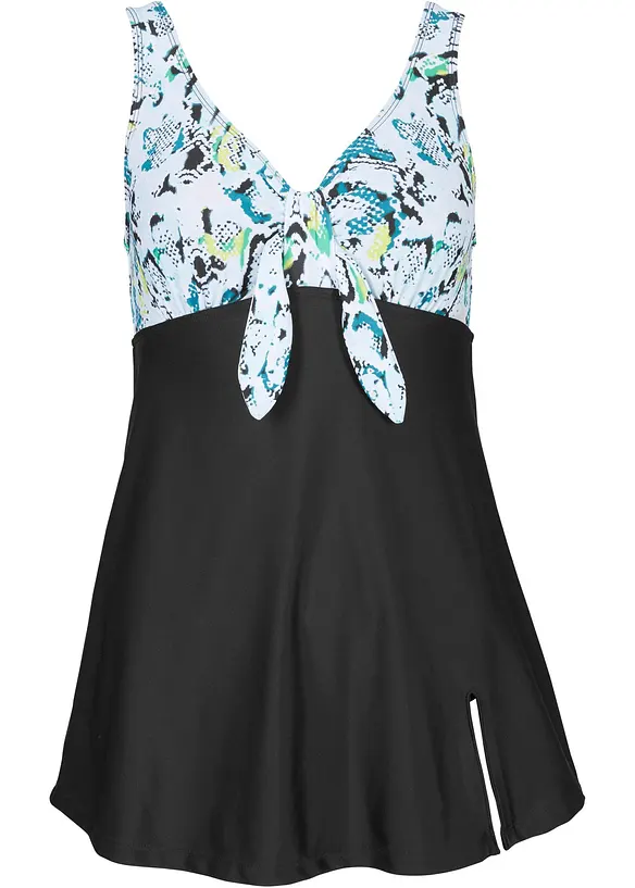 Badekleid in schwarz von vorne - bonprix