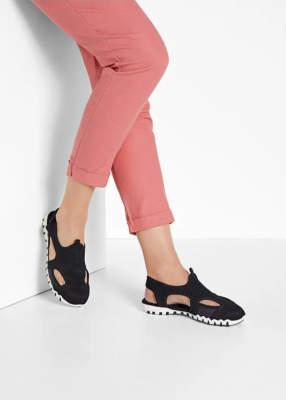 Trekkingsandalen mit Profilsohle in grau - bonprix