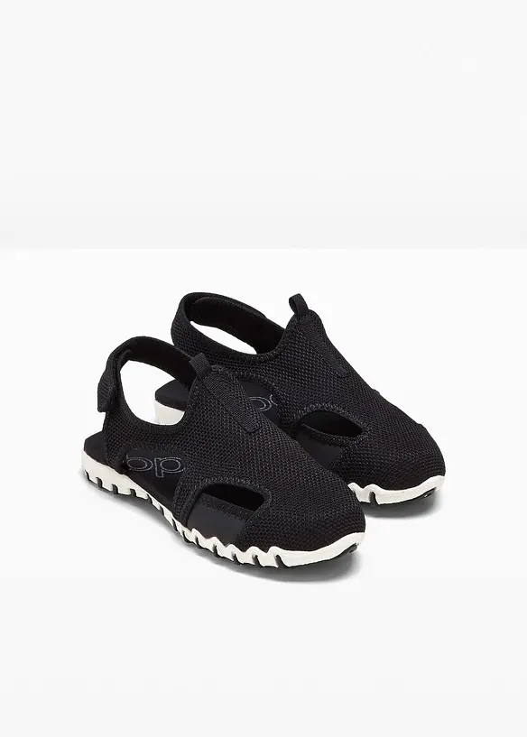 Trekkingsandalen mit Profilsohle in grau - bonprix