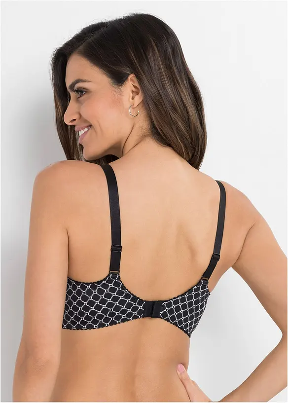 Minimizer-BH mit Mesh in schwarz von hinten (im Anschnitt) - bonprix