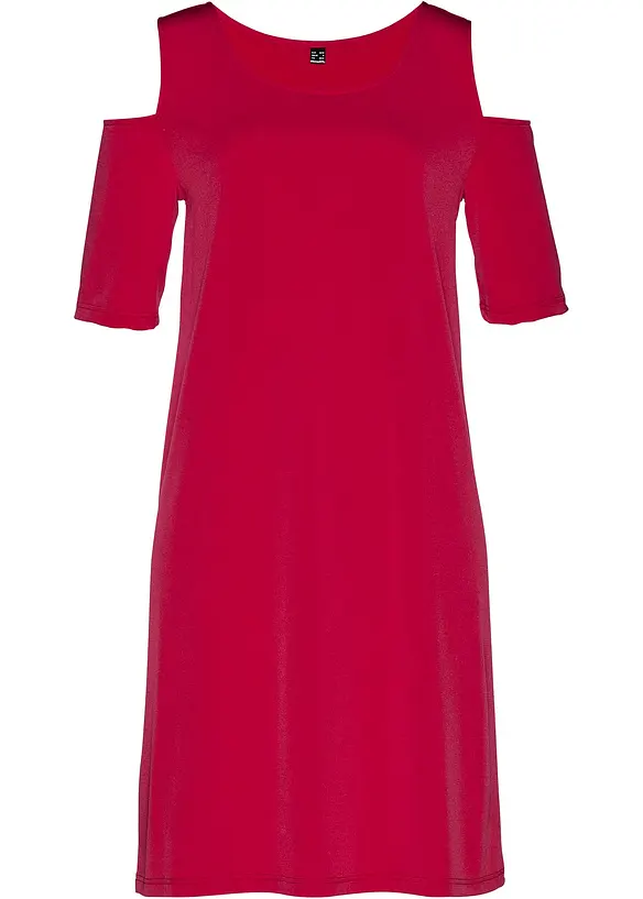Minikleid in rot von vorne - bonprix