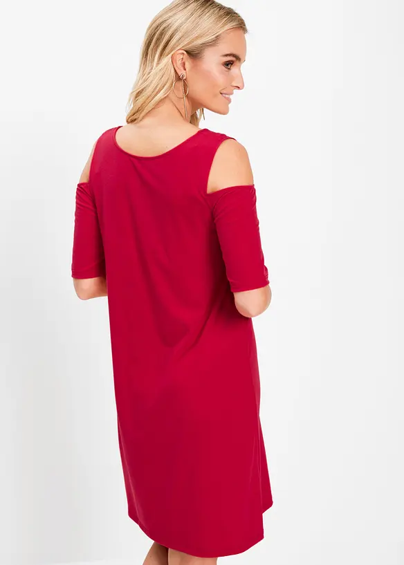 Minikleid in rot von hinten (Totalaufnahme) - bonprix