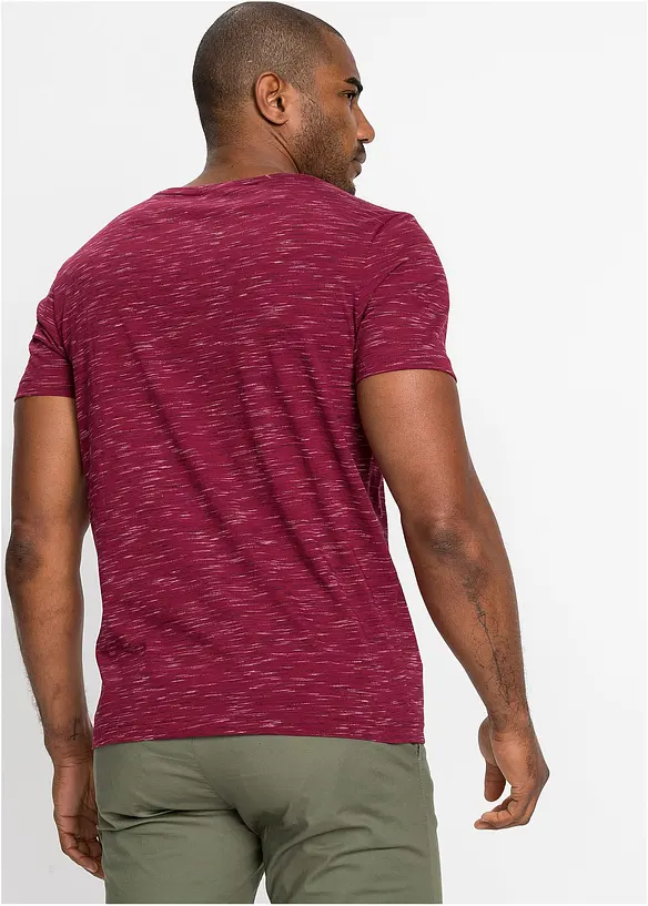 T-Shirt in Regular Fit in rot von hinten (im Anschnitt) - bonprix