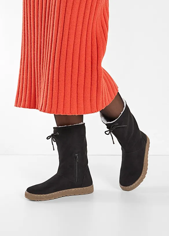 Winter Stiefel in schwarz - bonprix