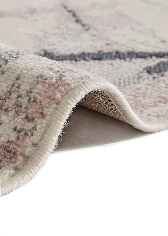Teppich mit großem Schmetterling in rosa (Detailaufnahme) - bonprix
