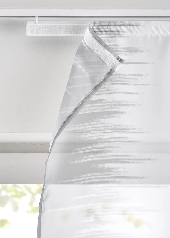 Schiebegardine mit Druck mit recyceltem Polyester (2er Pack) - bonprix