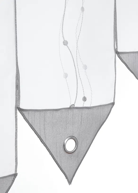 Scheibenhänger mit Stickerei (1er Pack) in weiß Detailaufnahme vom Material - bonprix