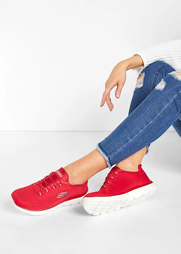 Skechers Komfort-Sneaker mit Memory Foam in rot - Skechers