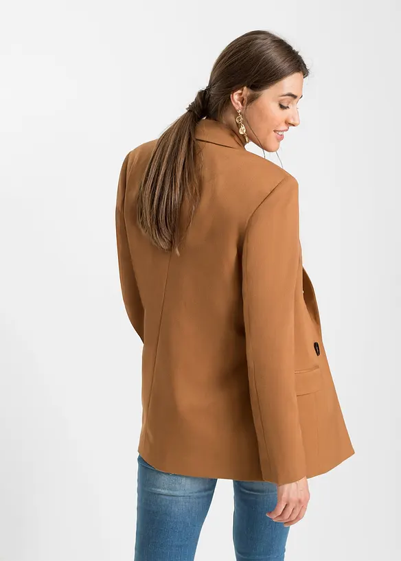 Blazer in braun von hinten (im Anschnitt) - bonprix