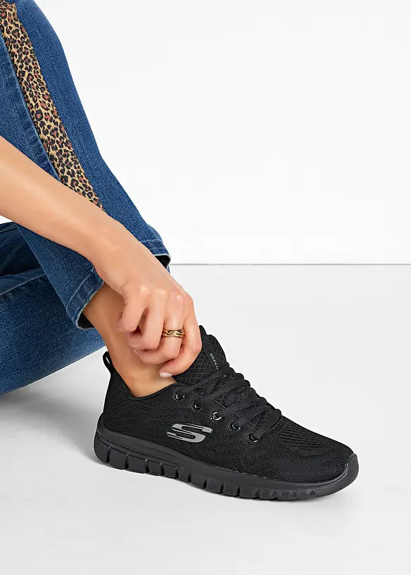 Skechers Komfort-Sneaker mit Memory Foam in schwarz - Skechers