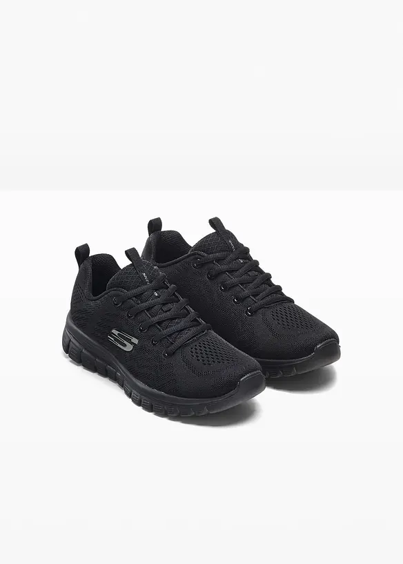 Skechers Komfort-Sneaker mit Memory Foam in schwarz - Skechers