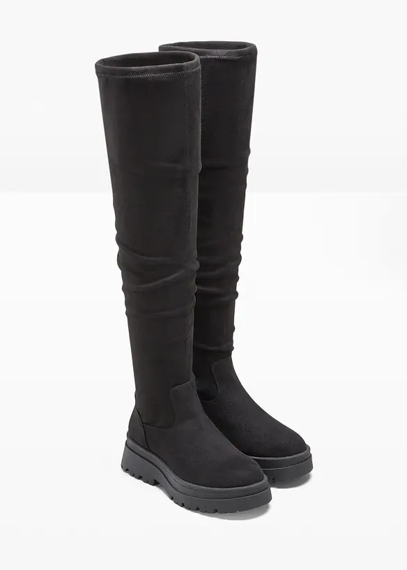Overknee Stiefel in schwarz - bonprix Overknee Stiefel in schwarz - bonprix
