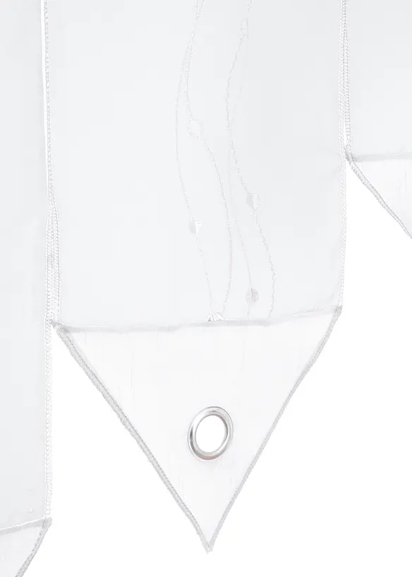 Scheibenhänger mit Stickerei (1er Pack) in weiß Detailaufnahme vom Material - bonprix