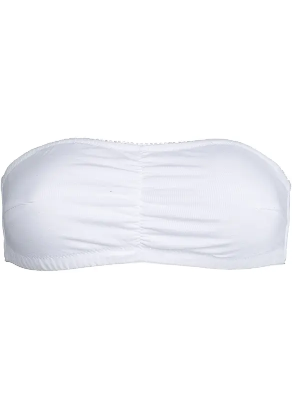 Bandeau BH mit Bio-Baumwolle (2er Pack) in schwarz - bonprix