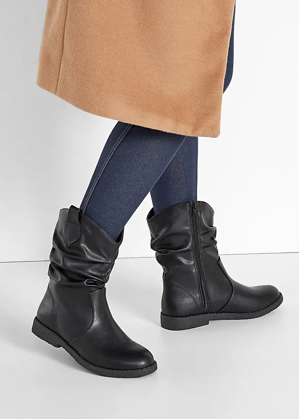 Stiefel in schwarz - bonprix