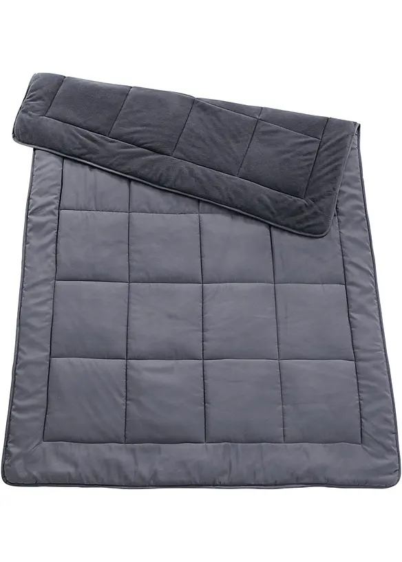 Bettdecke Polar Fleece in grau - bonprix