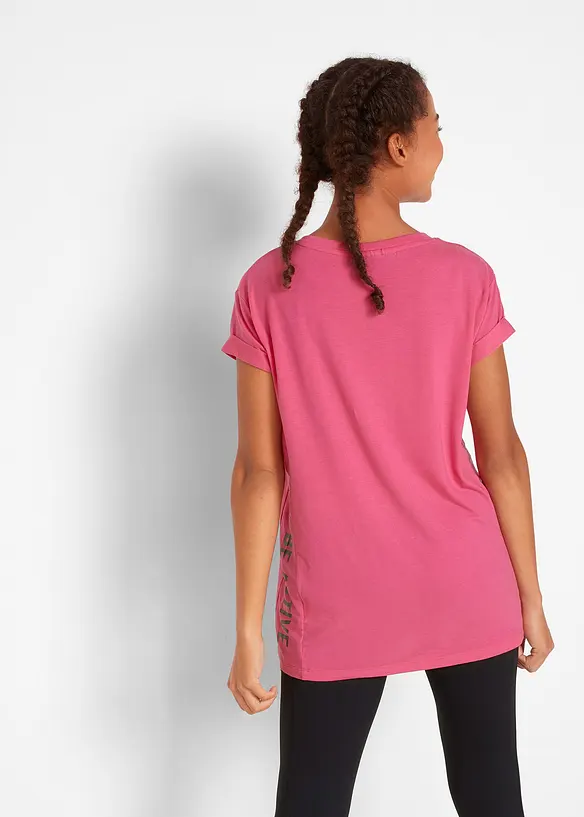 Sport T-Shirt in pink von hinten (im Anschnitt) - bonprix Sport T-Shirt in pink von hinten (im Anschnitt) - bonprix