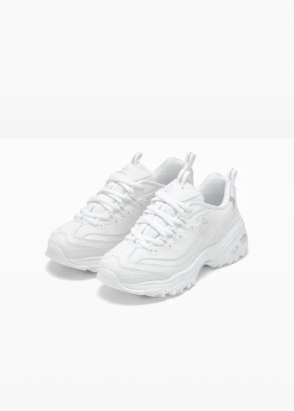 Skechers Chunky Sneaker mit Memory Foam in weiß - Skechers