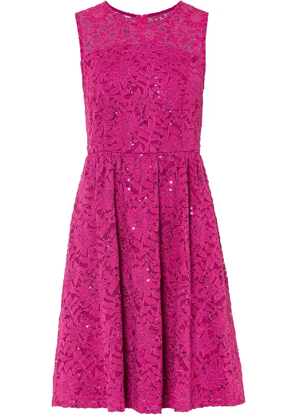 Etuikleid in pink von vorne - bonprix