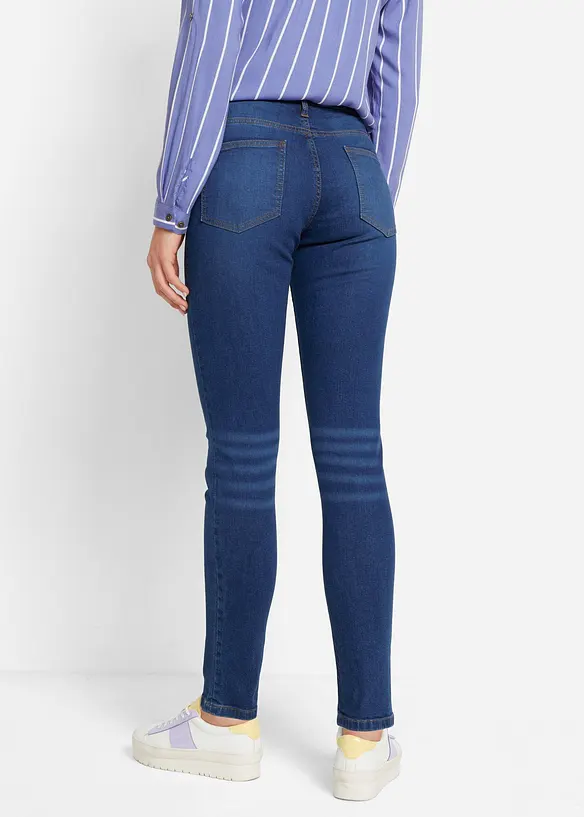 Umstandsjeans für Beginn und nach der Schwangerschaft in blau von hinten - bonprix