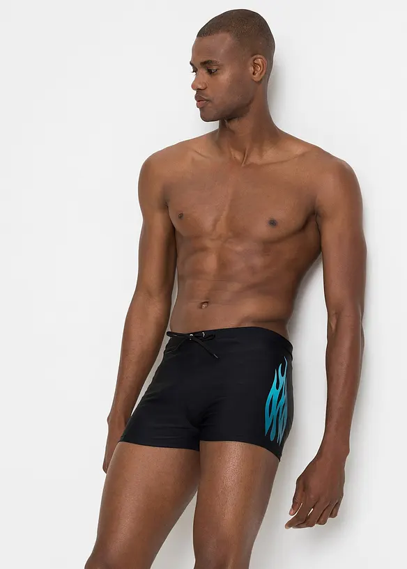 Badehose in schwarz von vorne (Totalaufnahme) - bonprix