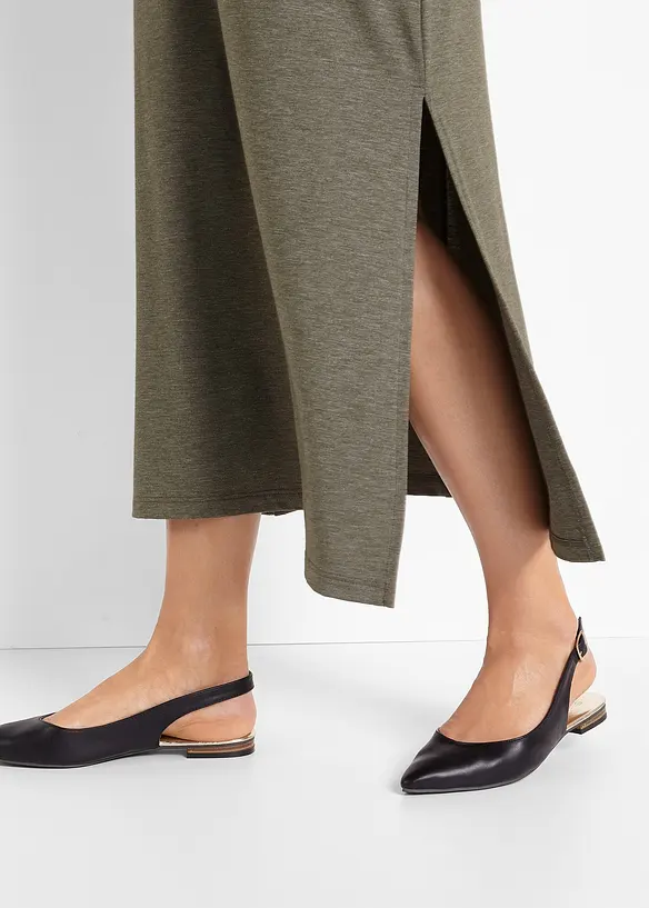 Sling-Ballerinas in schwarz - bonprix