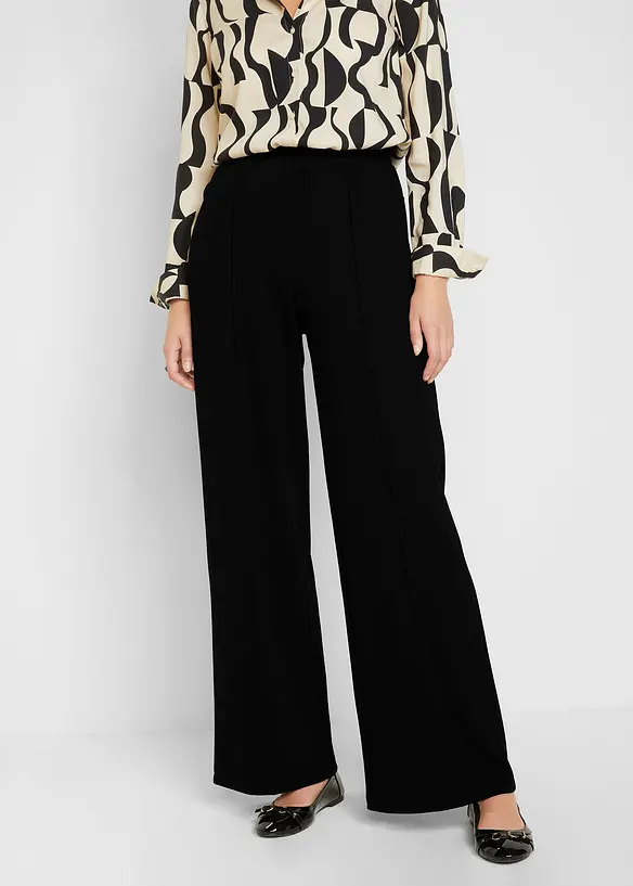 Jersey-Marlene in schwarz von vorne - bonprix Jersey-Marlene in schwarz von vorne - bonprix