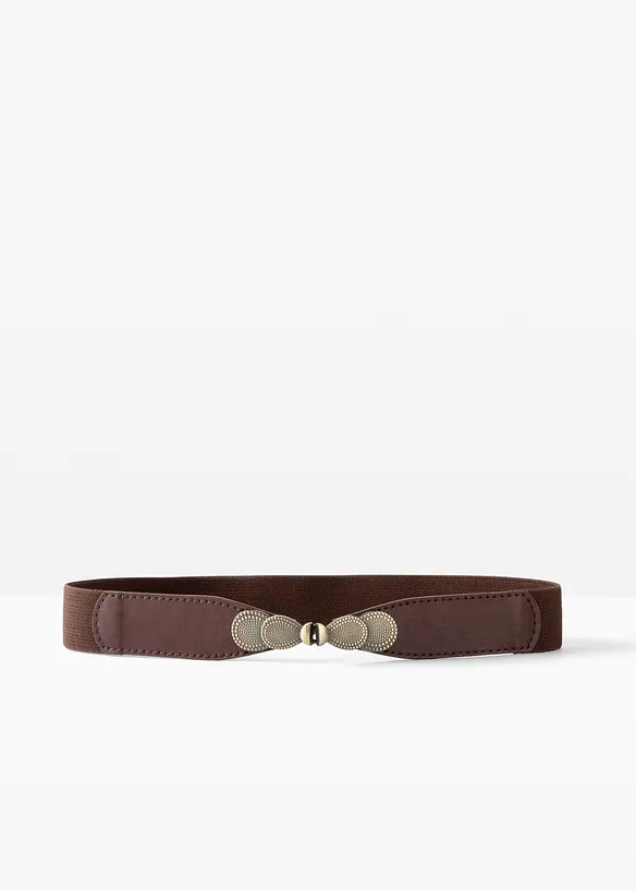 Stretchgürtel in braun von vorne - bonprix