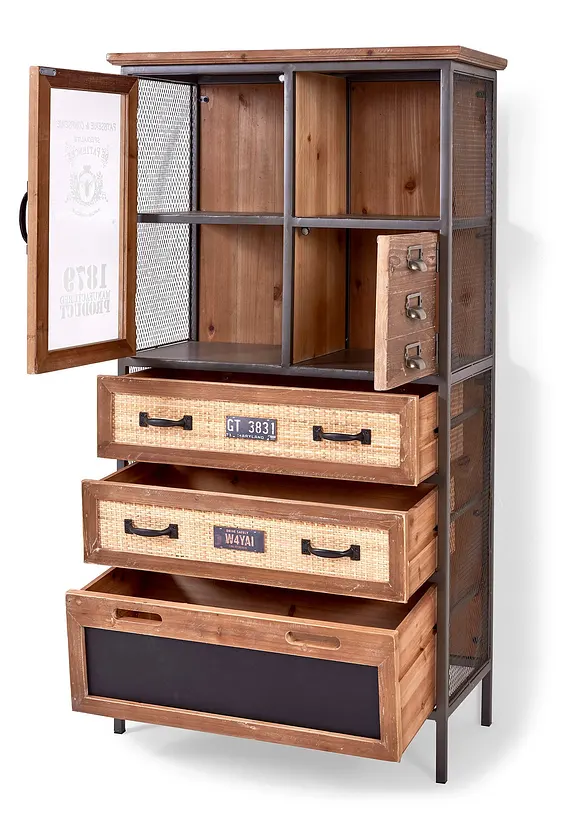 Schrank in beige geöffnet - bonprix