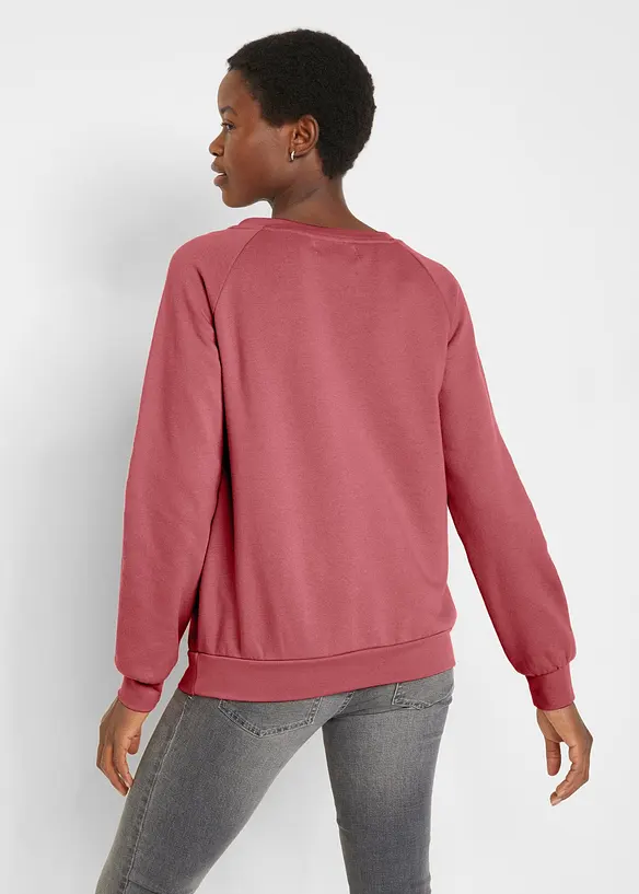 2-in-1 Umstands- und Still-Sweatshirt in lila von hinten (im Anschnitt) - bonprix 2-in-1 Umstands- und Still-Sweatshirt in lila von hinten (im Anschnitt) - bonprix