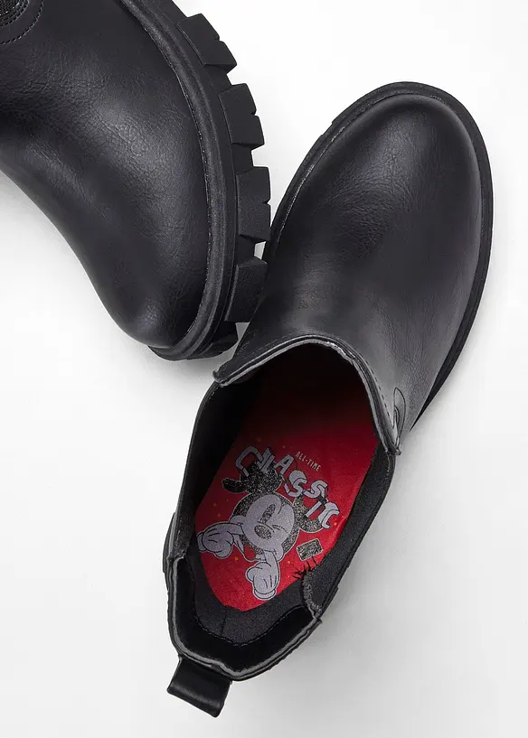 Disney Mickey Mouse Boot in schwarz (Detailaufnahme) - Disney