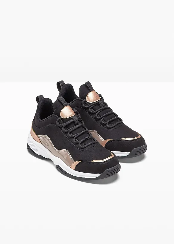 Chunky Sneaker in schwarz - bonprix