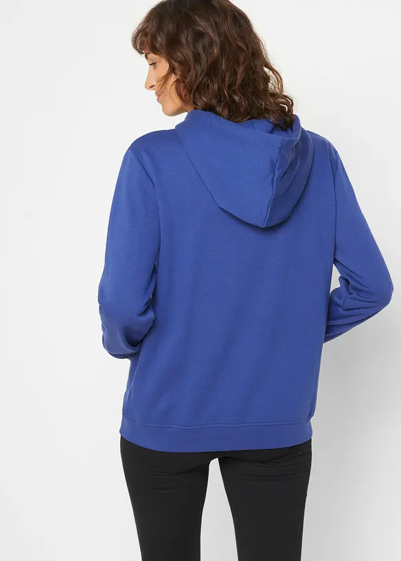 Hoodie in blau von hinten (im Anschnitt) - bonprix Hoodie in blau von hinten (im Anschnitt) - bonprix