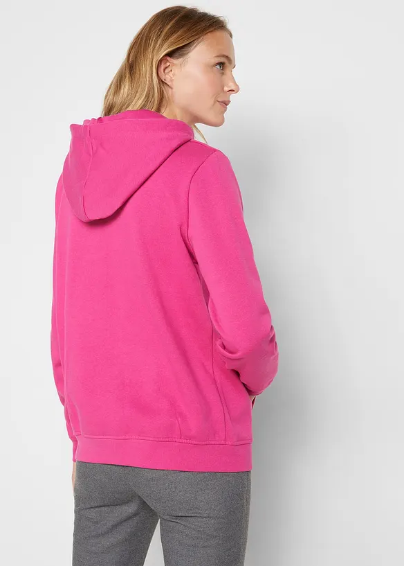 Hoodie in pink von hinten (im Anschnitt) - bonprix Hoodie in pink von hinten (im Anschnitt) - bonprix