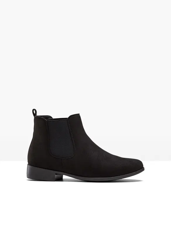 Chelsea-Boots in schwarz von vorne - bonprix